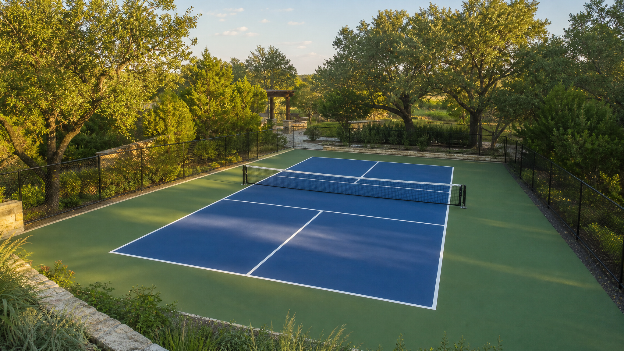 Pickleball court