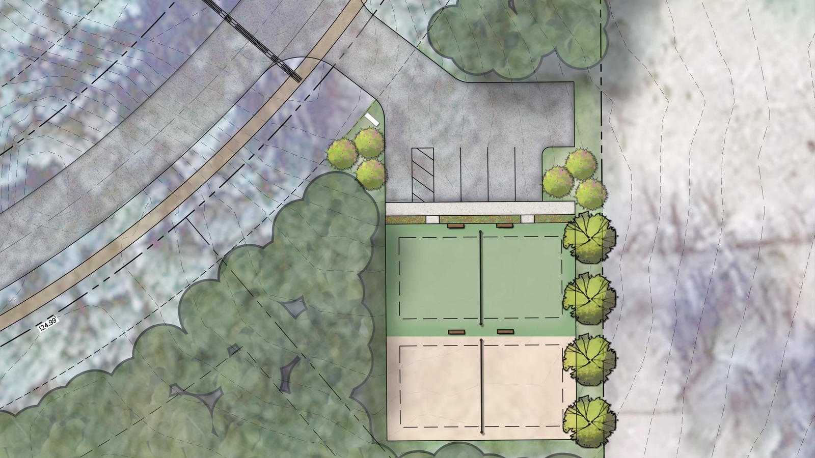 North Pickleball and Volleyball Courts